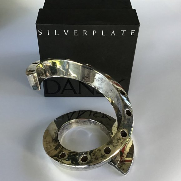 Dansk Other - Dansk Silverplate Spiral Candleholder with Original Box